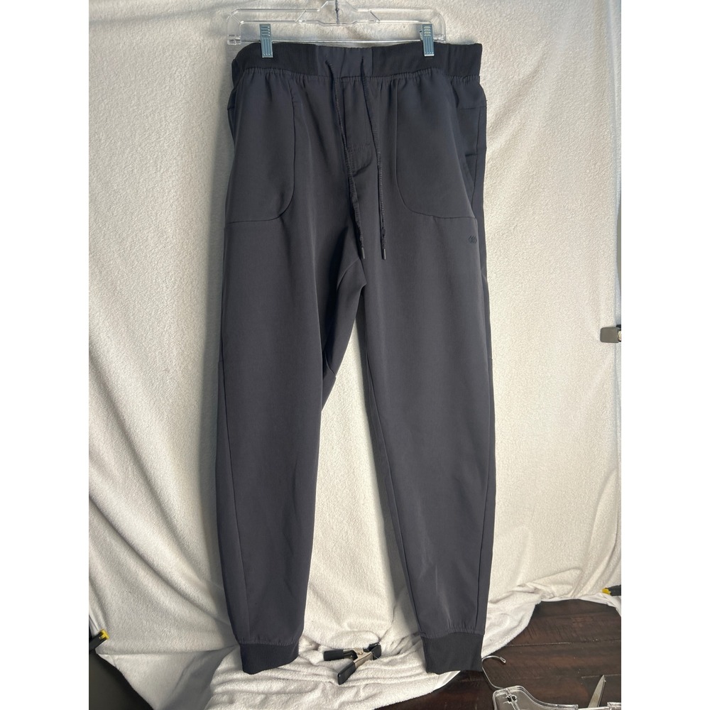 LEG3ND Mens Active Jogger Pants XL Charcoal Gray Elastic Waist Drawstring Cuffs